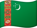 Drapeau Turkménistan